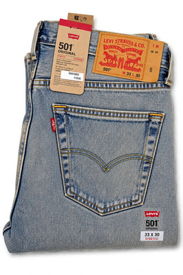 Levi s 501 Original 005013802 Jeans Hose Chino Blau Herren Denim Button Fly Neu