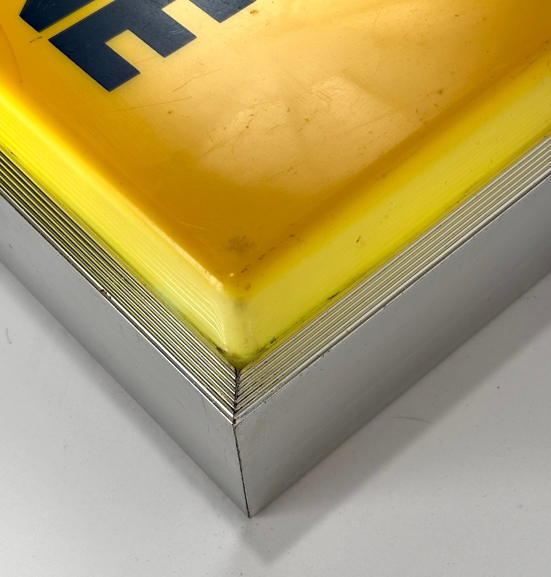 Motobecane Illuminated Bike/Moped Shop Sign 1970s Vintage