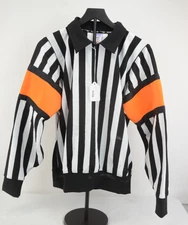 Force Pro Referee Jersey w/ Orange Armbands Men's Size 42 (1121-6430)
