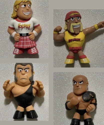 WWE FUNKO MYSTERY MINIS HULK HOGAN, ANDRE THE GIANT, RODDY PIPER & THE ROCK 2015