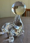 STEUBEN Beautiful Crystal Seal with Ball