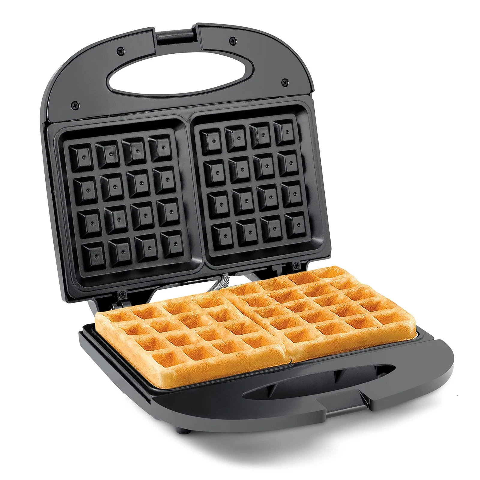 Elite Gourmet Maxi-Matic Electric Nonstick Belgian Waffle Iron Double, Black