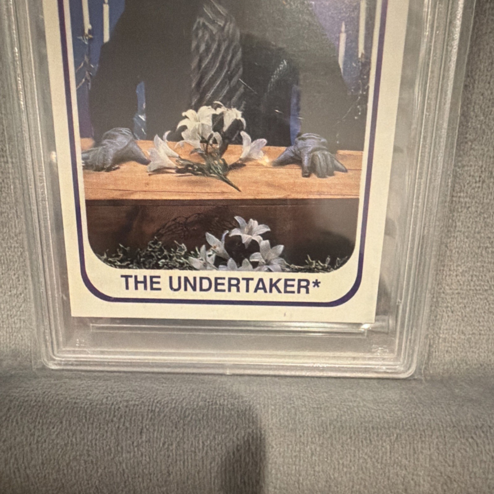 Merlin 1991 Merlin WWF The Undertaker Italian #103 PSA Graded Trading Card view 4