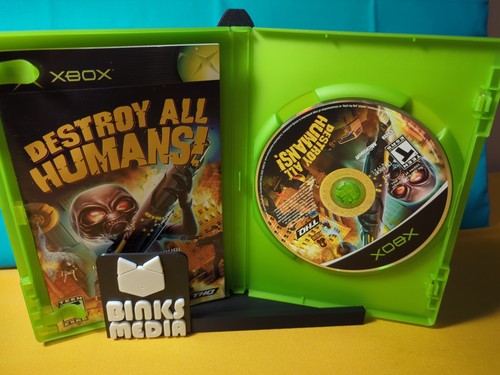 Destroy All Humans (Microsoft Xbox, 2005) CIB Complete - Picture 3 of 5