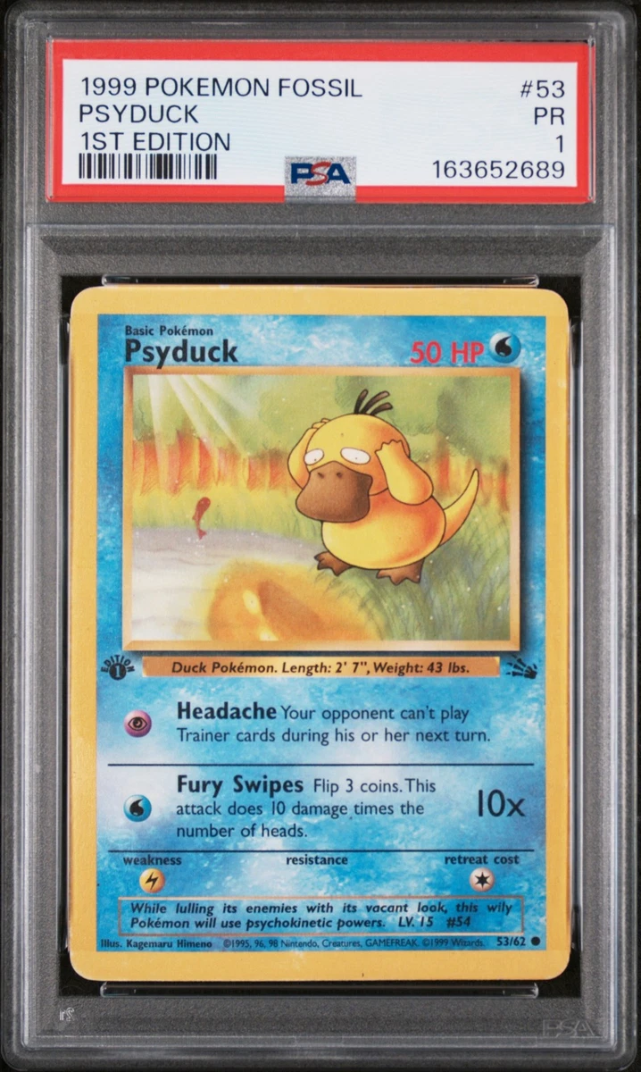 Pokémon TCG Professional Sports Authenticator (PSA) Grade 1