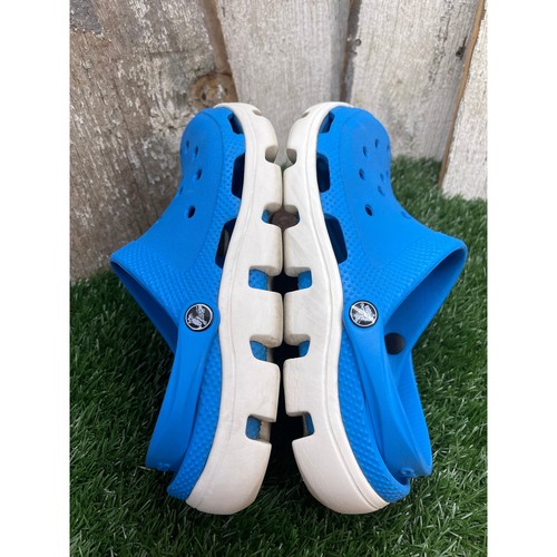 Zuecos unisex CROCS Duet Sport azul blanco para hombre 9 para mujer 11 - Imagen 7 de 8