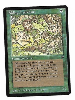 Magic the Gathering ~ MTG ~ 1x Aisling Leprechaun ~ LEGENDS ~ M/NM