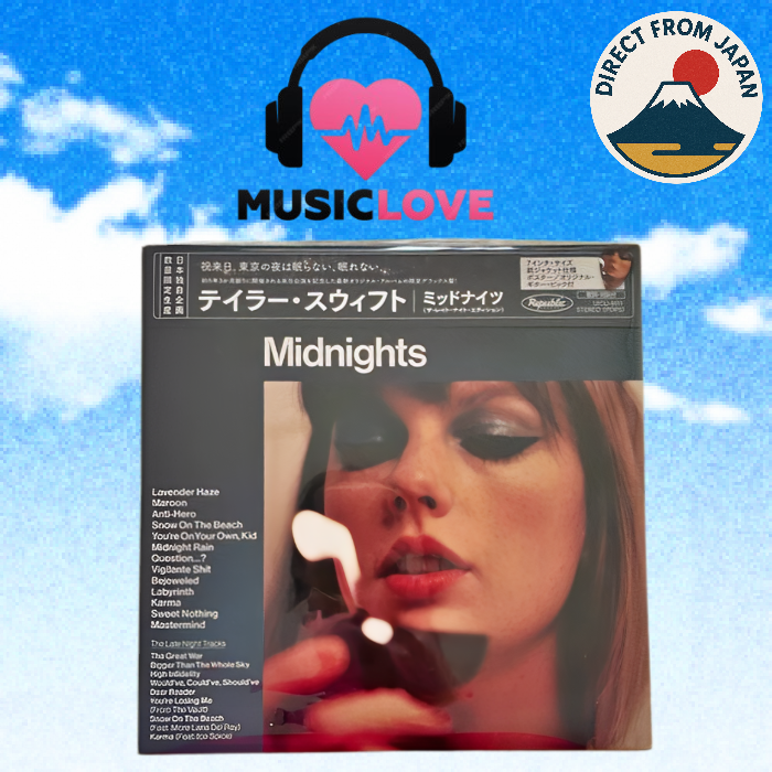 洋楽 Taylor Swift Japan Promotional CD Taylor Swift Midnights Late Night Edition Japan CD 7