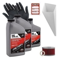 Factory Racing Parts 10W40 2.5 QT Oil Change Kit For Suzuki LS650, S40 54.38 per gallon