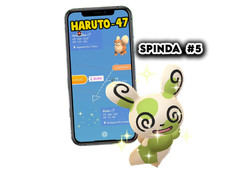 Pokemon Shiny Spinda Pattern 5 Ultrafriend or Registered Trade