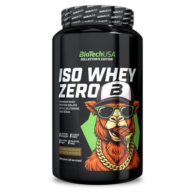 Biotech USA Iso Whey Zero 908 g Dubai Chocolate Style, Glutamin BCAA (60,45 /Kg)