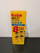 Kodak Max 400 Versatility Film 35mm Color Film 8 Rolls 