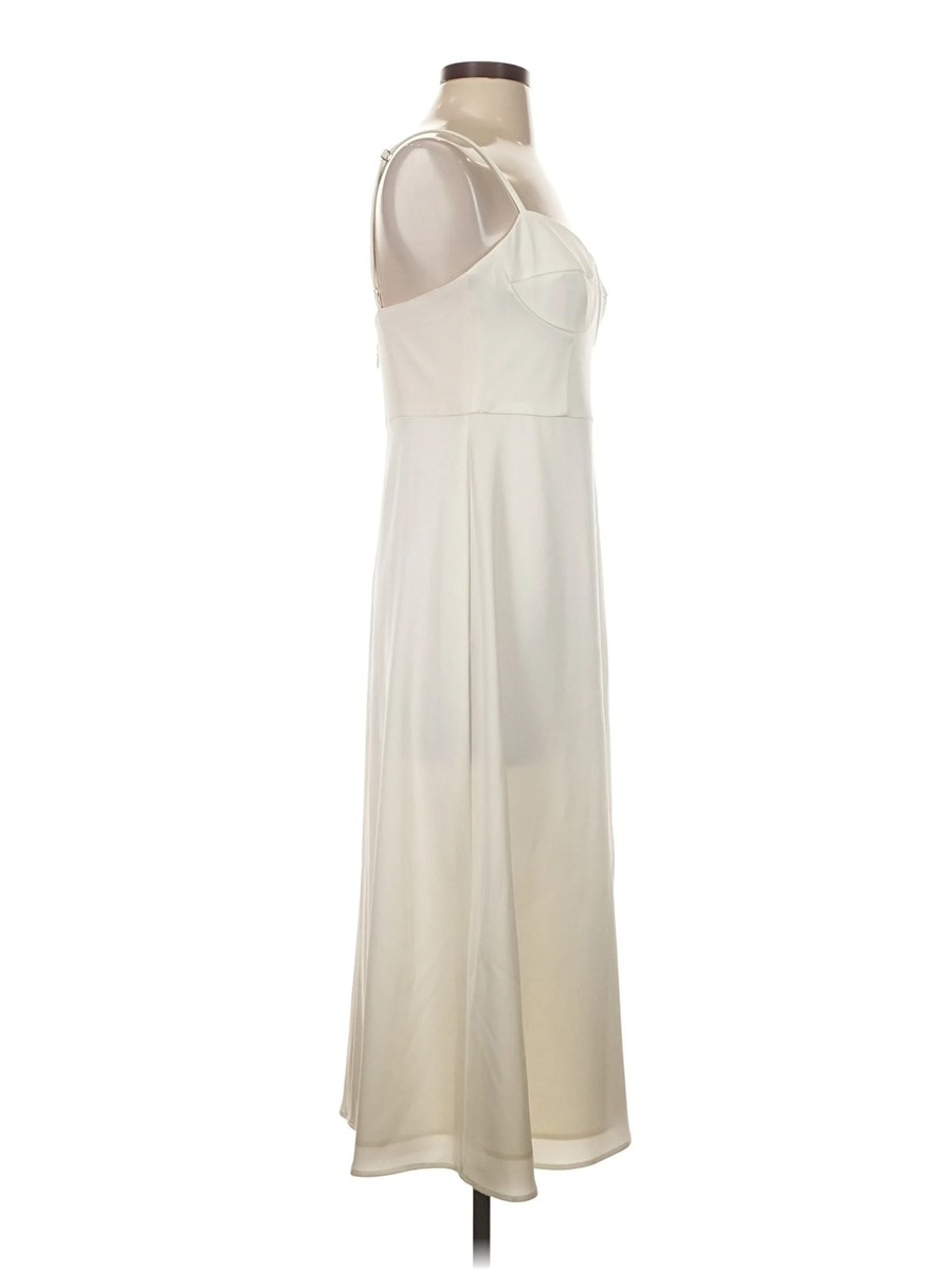 Allen Schwartz Women Ivory Cocktail Dress 2 View 3