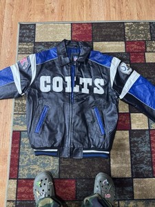 Colts Leather Jacket | eBay