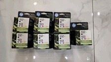 HP 932XL/933 N9H62FN Cyan/Black/Magenta/Yellow Ink Cartridge. Exp Jun 2026 Up