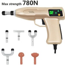 780N 6 Heads Electric Cervical vertebrae Chiropractic Instrument Correction Gun.