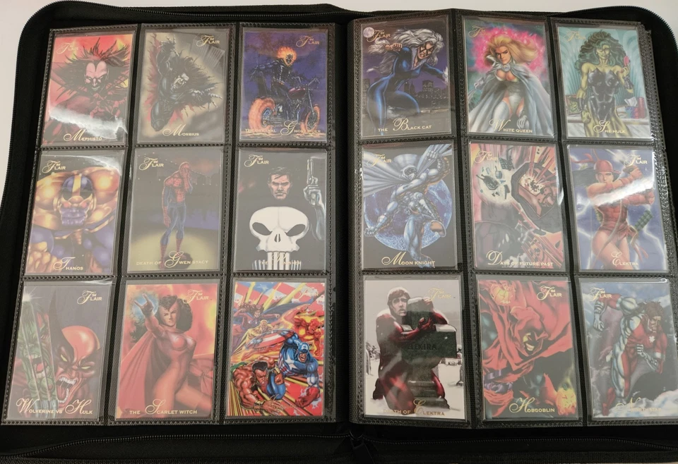 1994 Flair Marvel Annual Complete Set 150 Cards Wolverine Thor Spider-Man - Image 3 of 4