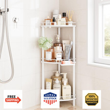 ELYKEN 3-Tier Corner Shower Caddy Rustproof Metal Organizer Soap Shampoo Storage