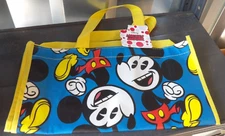 Disney Mickey Mouse Reusable Eco Friendly Shopping Tote Bag with Handles -W/ Tag