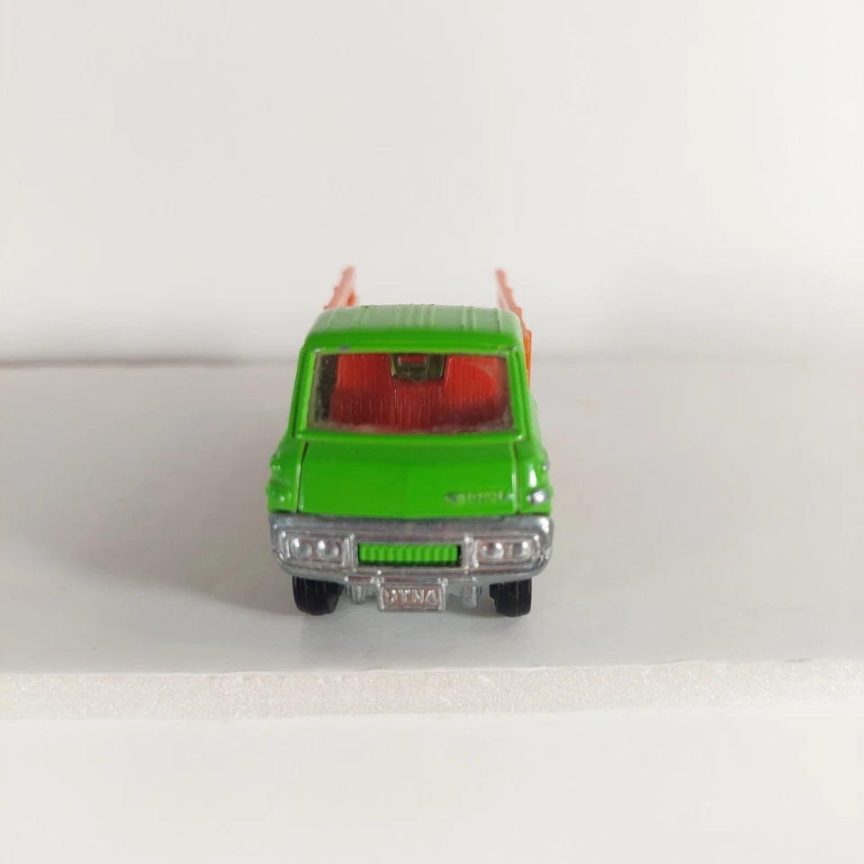 Anos 70 Vintage TOMY TOMICA #39 VERDE TOYOTA DYNA STAKE TRUCK FUNDIDO EM ESCALA 1/64, JAPÃO - Imagem 3 de 4