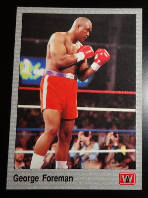 1991 AW Boxing Sports Card #16 GEORGE FOREMAN NM-MT  