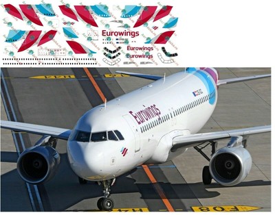 1:144 Decal - Airbus A320 - Eurowings - AeroDeka #A320-17 (for ZVEZDA kit)