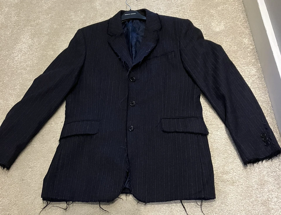 Mens Oliver Spencer Wool Jacket Size 38 Frayed edged details.Excellent Condition - Image 2 of 4