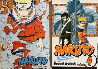 Naruto 3-in-1 Edition Vol. 1-3 & Vol.4 Masashi Kishimoto Manga