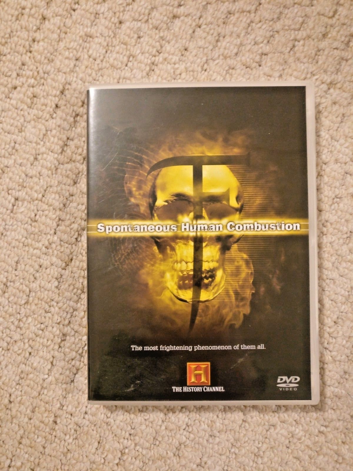 Spontaneous Human Combustion DVD - Region 2 PAL History Channel Documentary OOP!