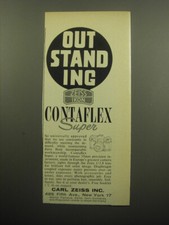 1960 Carl Zeiss Contaflex Super Camera Ad - Outstanding