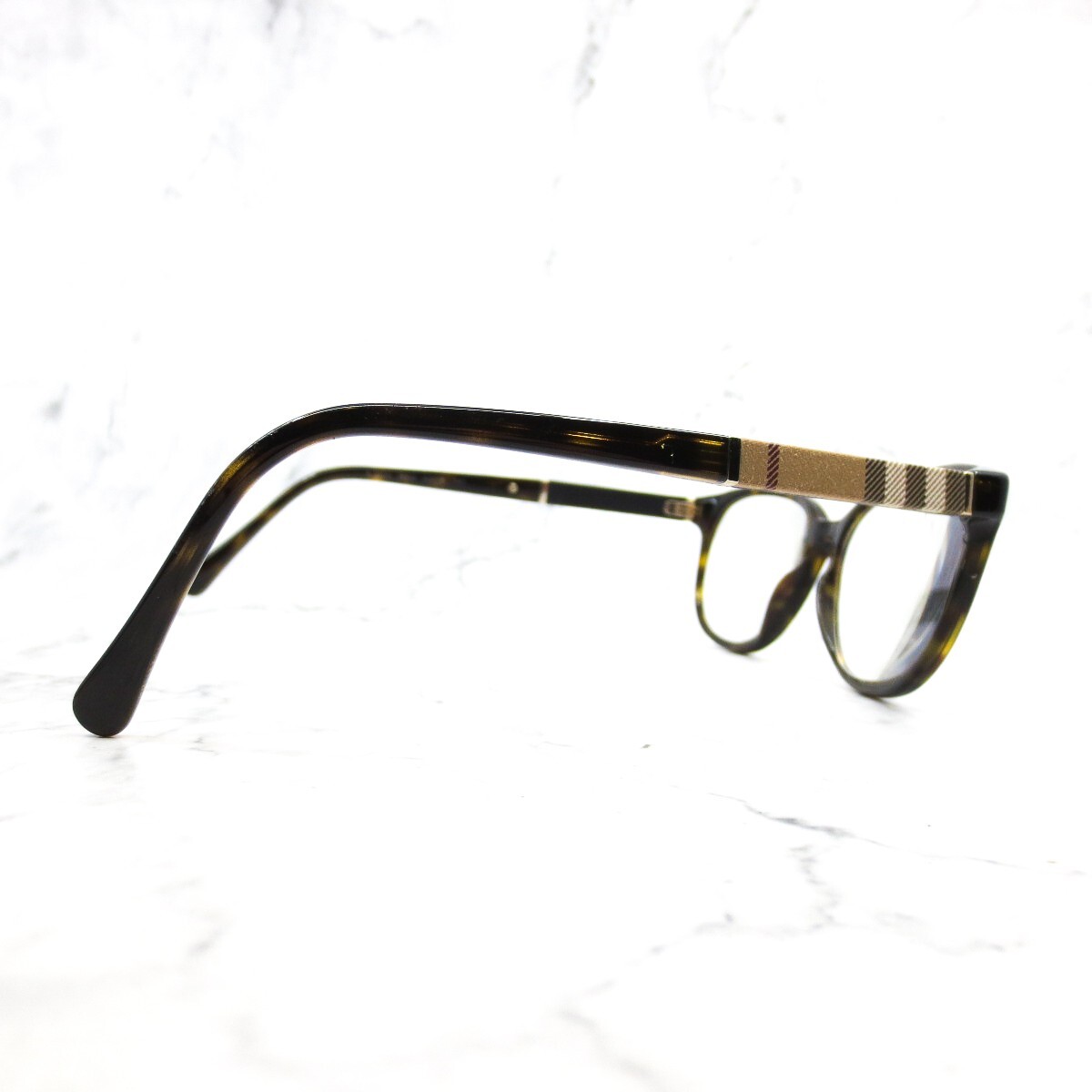 Burberry B2172 3002 Eyeglasses Brown Tortoise Cat Eye Full 
