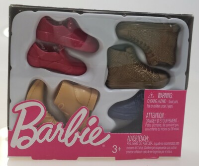 Barbie Ken Shoes Pack of Barbie Accessories Mattel