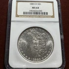 1883-O Morgan Silver Dollar NGC MS64 34030