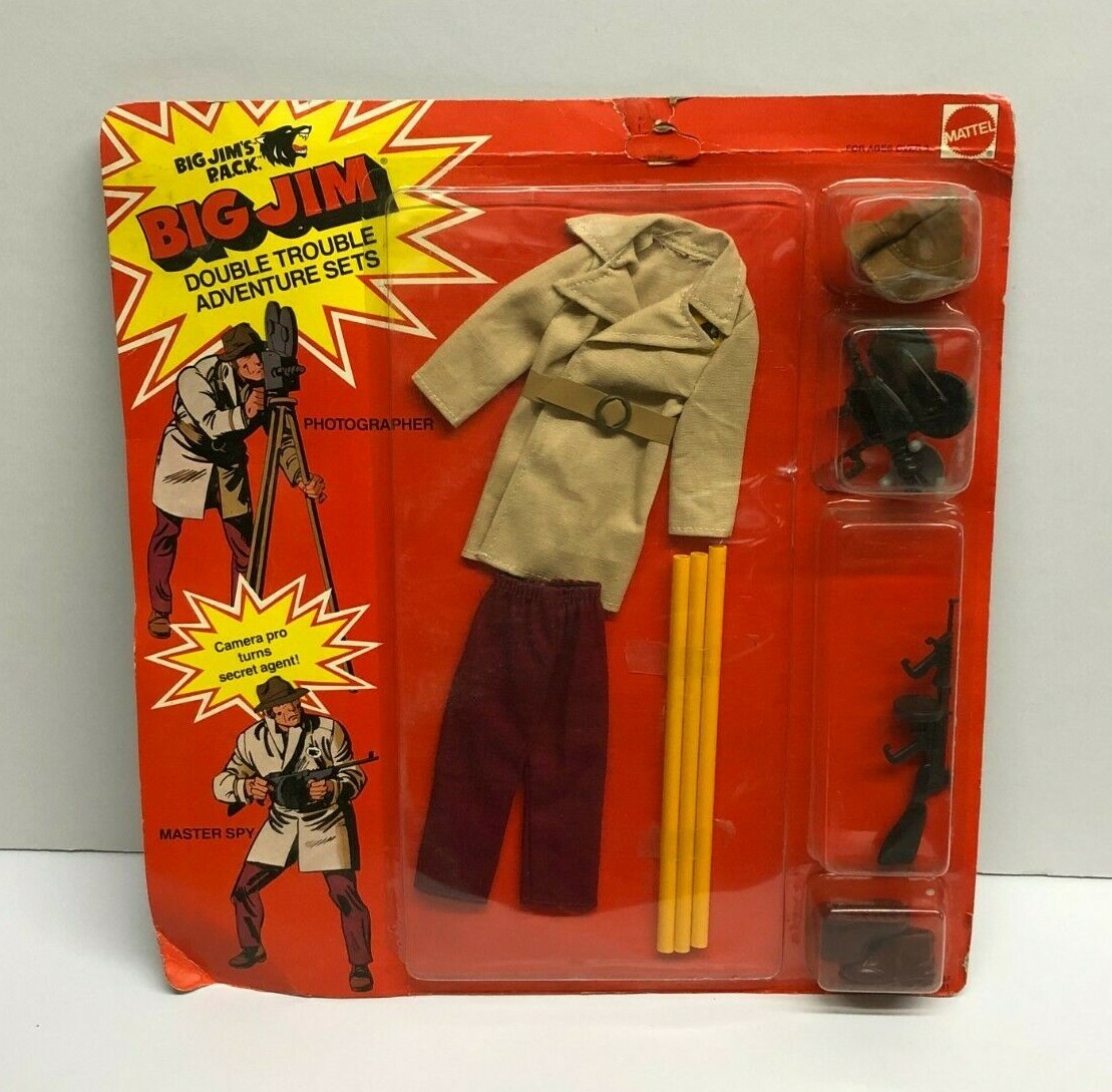 vintage 1975 Mattel BIG JIM Double Trouble Adventure Set