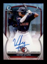 VICTOR IZTURIS 2023 BOWMAN CHROME ROOKIE REFRACTOR AUTO RC #354/499 BF1375