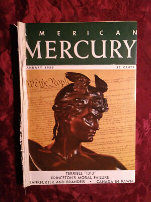AMERICAN MERCURY January 1959 Jo Hindman Derek Sones George A. Stromeyer