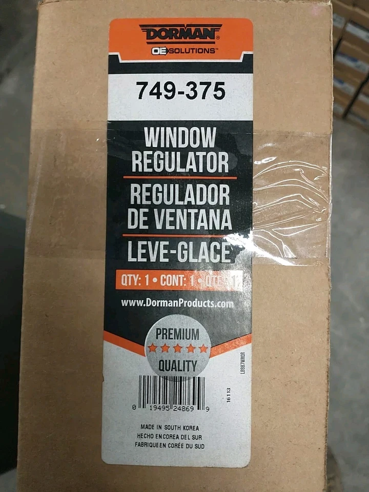 Regulador de ventana eléctrica delantero derecho Dorman 749-375 solo para Kia Sportage 2005-10 Foto 2 de 4