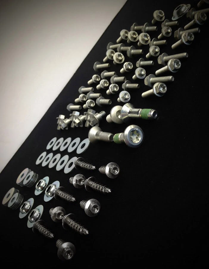 97pc BODY BOLT KIT KTM SX PLASTICS FENDER FORK GUARD SX125 SX250 300 350 450 520 - Image 2 of 3