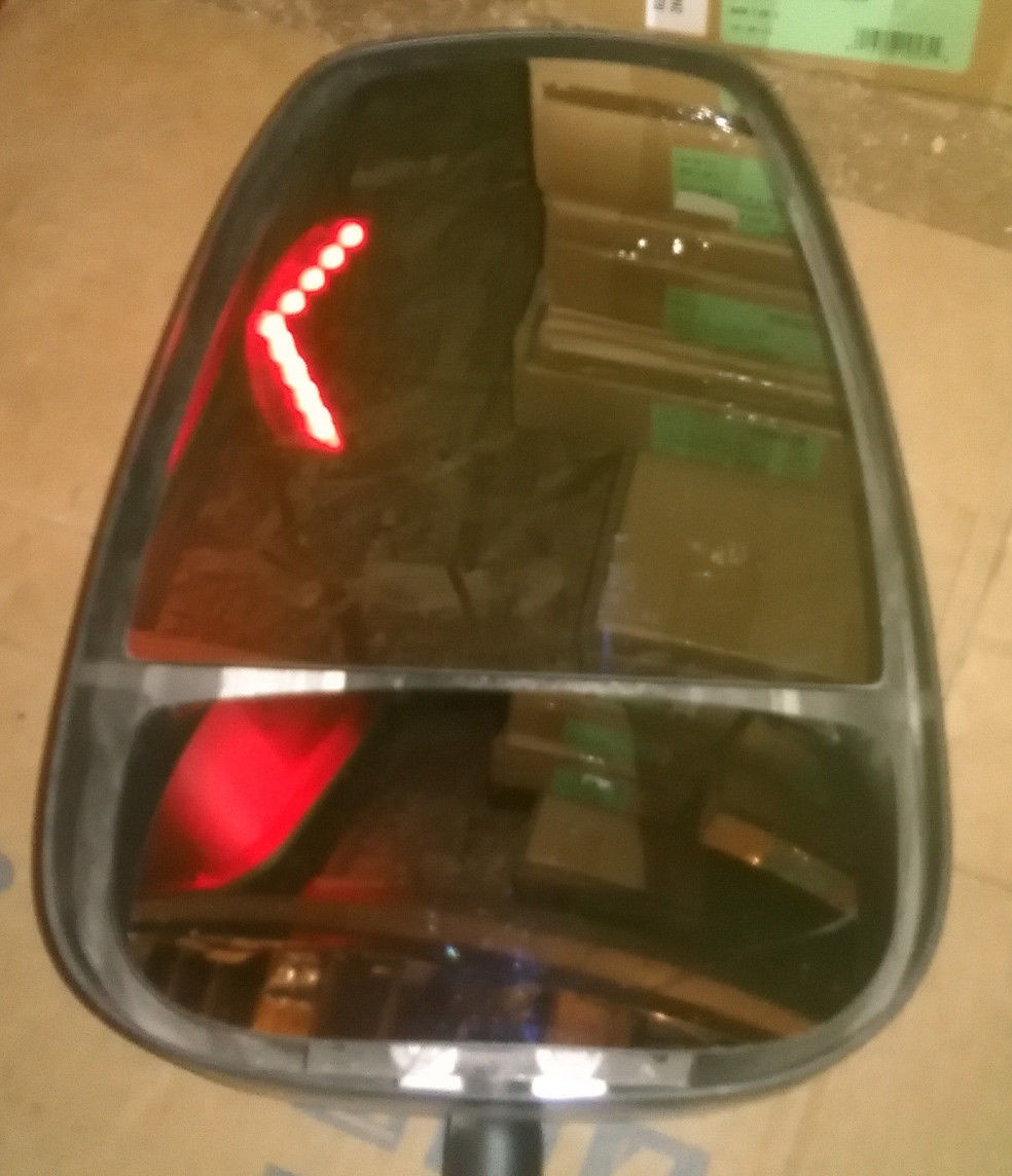 HADLEY '08 FORD SHUTTLE BUS MIRROR 13X9 DS W/ IN GLASS SIGNAL