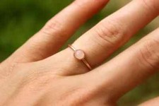 Certified Natural 925 Sterling Rose Quartz Ring Genuine Ring Anniversary Gift.