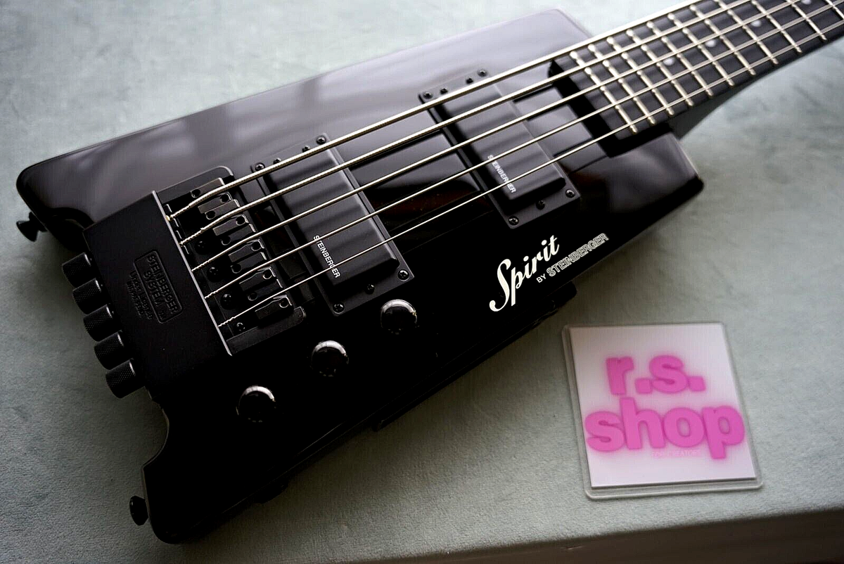 Steinberger Sprit XT-25 ヘッドレス　５弦 STEINBERGER Spirit XT-25 5-Strings Bass Black Headless Electric