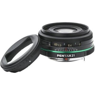 Pentax DA 21mm F/3.2 AL Limited Lens w/Case, USED VERY GOOD, FREE