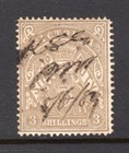 AUSTRALIA VICTORIA THREE SHILLINGS STAMP DUTY FISCAL USE VERY FINE..