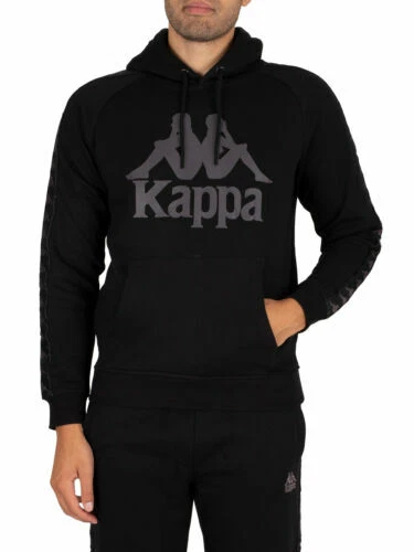 Sweats et vestes à capuches noirs Kappa pour homme