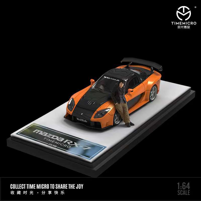 TIME MICRO 1:64 RX-7 Veilside Fast & Furious Orange Model Car | eBay