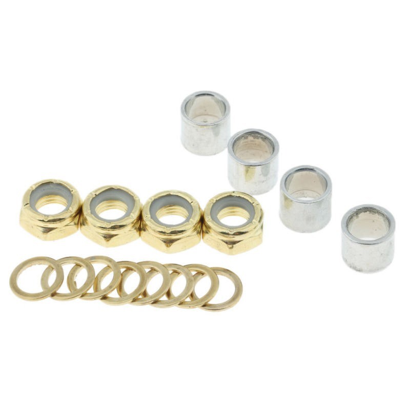 Longboard Repair Rebuild Kit Skateboard Spacers +Washers +Nuts