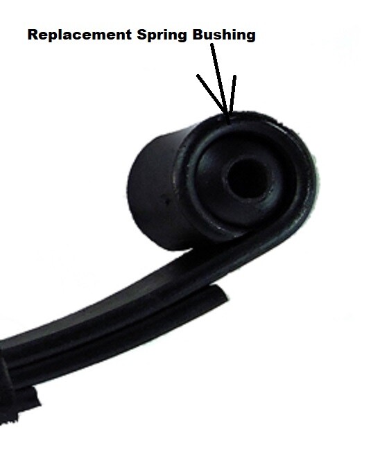 Trailer Leaf Spring For 5 Leaves 2 1/2" Wide Compatible W/ (Una-298