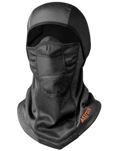 Ski Mask Windproof Balaclava for Cold Weather, Winter Face Mask One Size Black - Picture 2 of 7