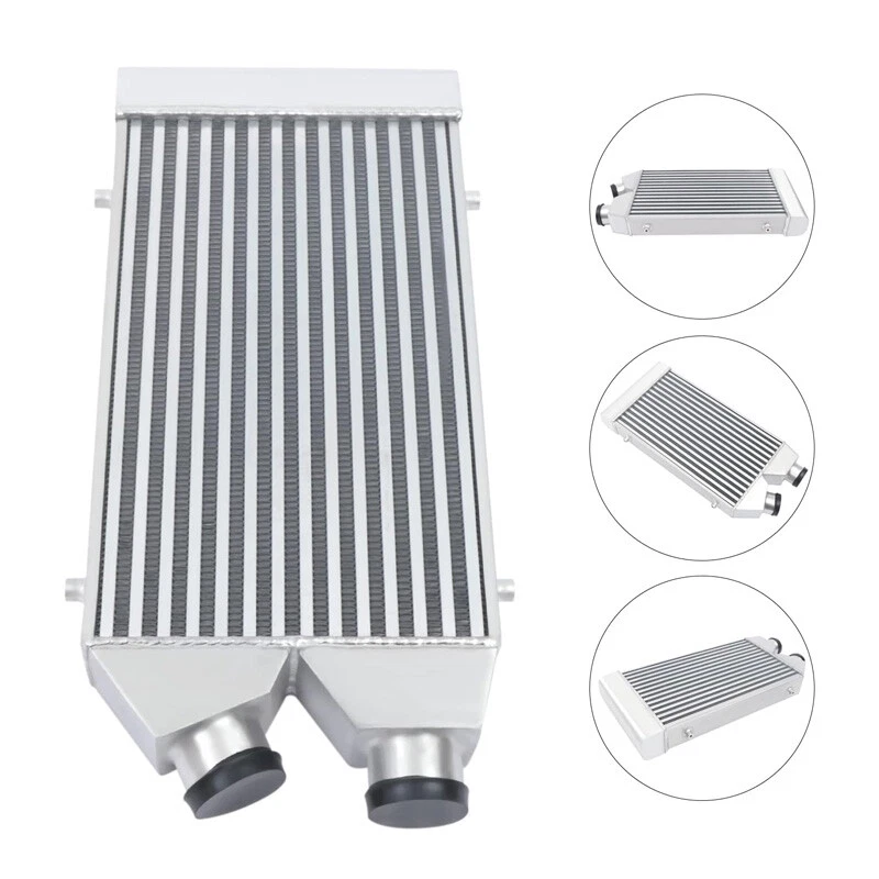 2.5" Aluminum Intercooler Front Mount Inlet & Outlet Same One Side Universal Foto 4 de 4