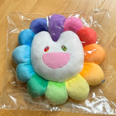 NewJeans x MURAKAMI colorful Plush Flower Cushion Takashi Murakami